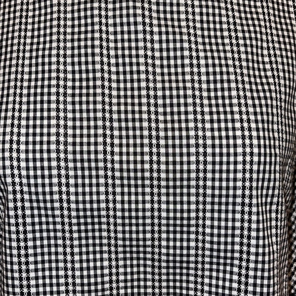 Amy Lou Gingham Ruffle Sleeve Tie Back Top - Picture 2 of 7